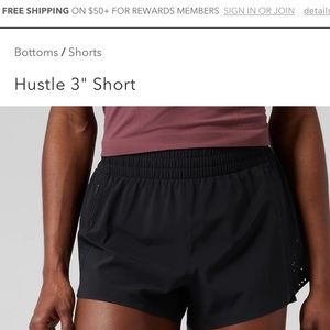 Athleta hustle 3 inch running shorts - 2 pairs